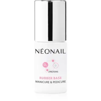 NEONAIL Manicure & Pedicure Rubber Base baza gel pentru unghii cu proteine