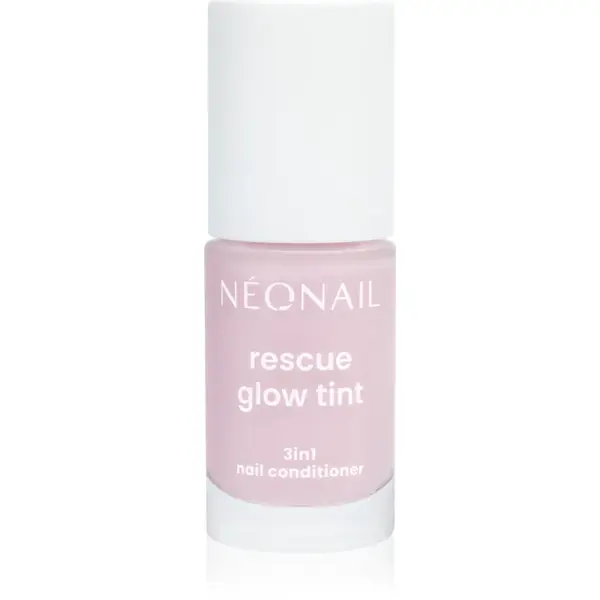 NEONAIL Rescue Glow Tint 3in1 Nail Conditioner lac de unghii pentru ingrijire culoare Glitter Violet 7.2 ml