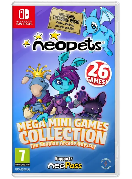 Neopets Mega Mini Games Collection Day One Edition