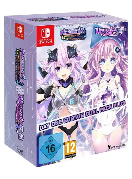 Neptunia Game Maker R Evolution Neptunia Sisters Vs Sisters Day One Edition Dual Pack Plus NSW