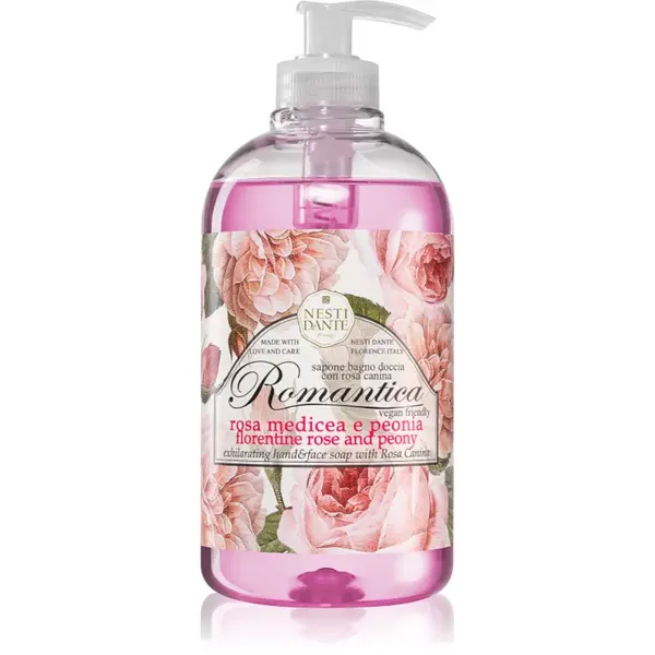 Nesti Dante Romantica Florentine Rose and Peony Săpun lichid pentru mâini 500 ml