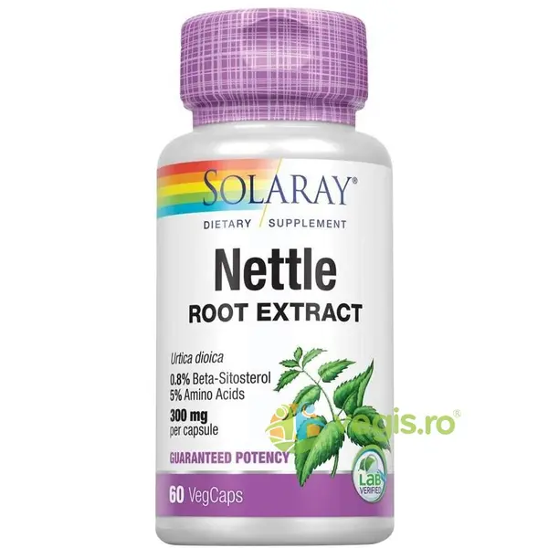 Nettle Root (Urzica) 300mg 60cps Secom,