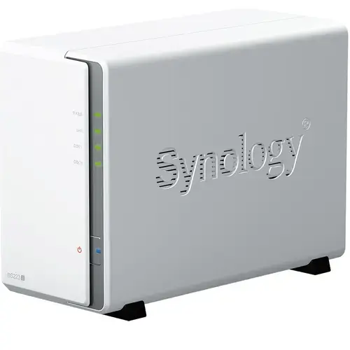 Network Attached Storage Synology DS223j cu procesor Realtek RTD1619B 1.7GHz, 2-Bay, 1GB DDR4