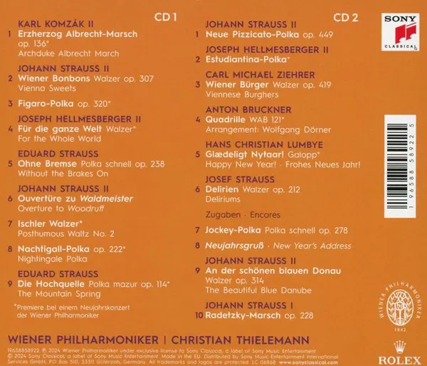 Neujahrskonzert 2024 / New Year's Concert 2024 | Wiener Philharmoniker, Christian Thielemann