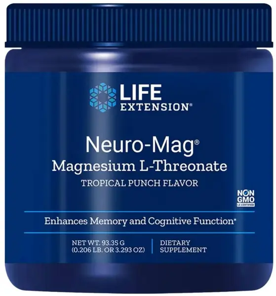 Neuro-Mag Magneziu L-Treonat, 93.35 g, Life Extension