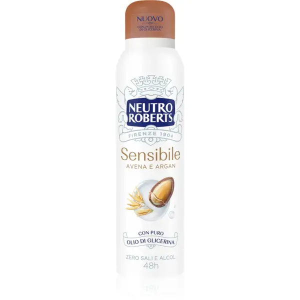 Neutro Roberts Avena e Argan deodorant spray cu o eficienta de 48 h 150 ml