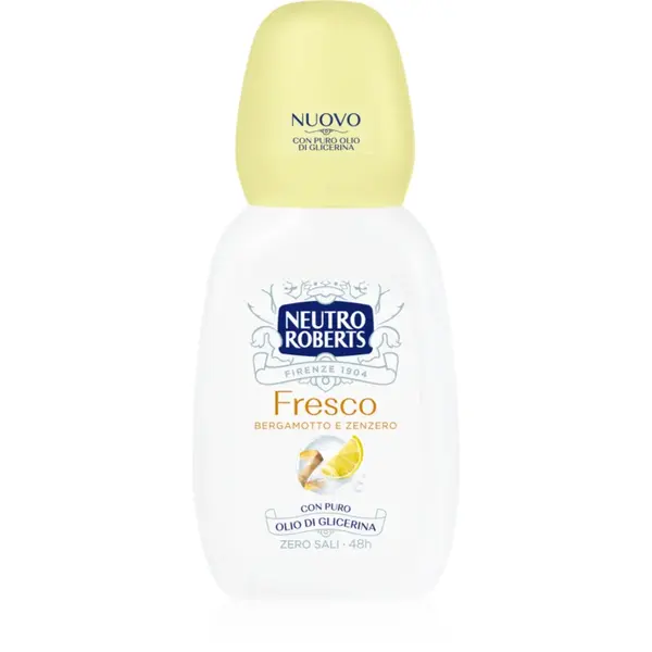 Neutro Roberts Bergamotto e Zenzero Deo cu atomizor cu o eficienta de 48 h 75 ml