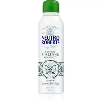 Neutro Roberts Italiane Dolomiti deodorant spray cu o eficienta de 48 h