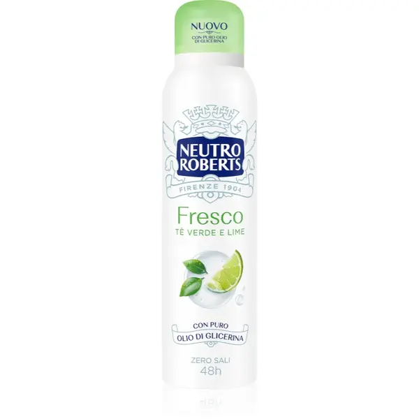 Neutro Roberts Tè Verde e Lime deodorant spray cu o eficienta de 48 h 150 ml