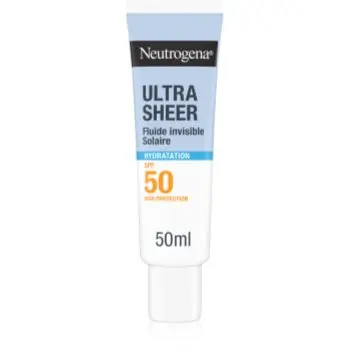 Neutrogena Ultra Sheer Hydratation fluid cu o consistenta usoara SPF 50
