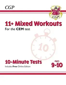 New 11+ CEM 10-Minute Tests: Mixed Workouts - Ages 9-10 (with Online Edition), Paperback/***