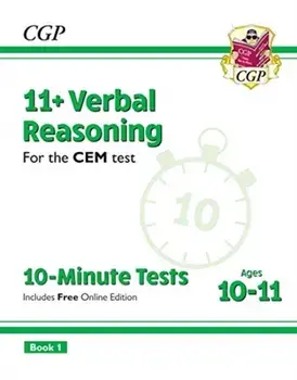 New 11+ CEM 10-Minute Tests: Verbal Reasoning - Ages 10-11 Book 1 (with Online Edition), Paperback/***