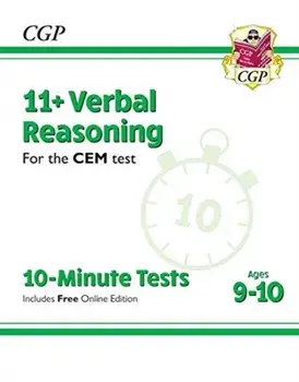 New 11+ CEM 10-Minute Tests: Verbal Reasoning - Ages 9-10 (with Online Edition), Paperback/***
