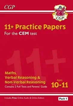 New 11+ CEM Practice Papers: Ages 10-11 - Pack 1 (with Parents' Guide & Online Edition), Paperback/***