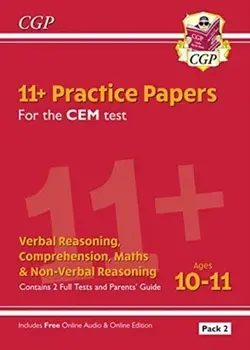 New 11+ CEM Practice Papers: Ages 10-11 - Pack 2 (with Parents' Guide & Online Edition), Paperback/***
