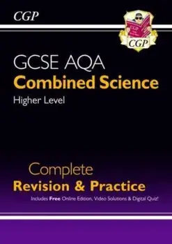 New GCSE Combined Science AQA Higher Complete Revision & Practice w/ Online Ed, Videos & Quizzes, Paperback/CGP Books