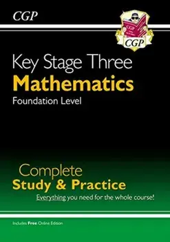 New KS3 Maths Complete Study & Practice - Foundation (with Online Edition), Paperback/***