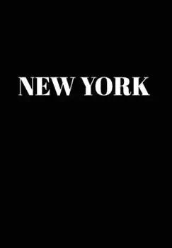 New York: Hardcover Black Decorative Book for Decorating Shelves, Coffee Tables, Home Decor, Stylish World Fashion Cities Design/***