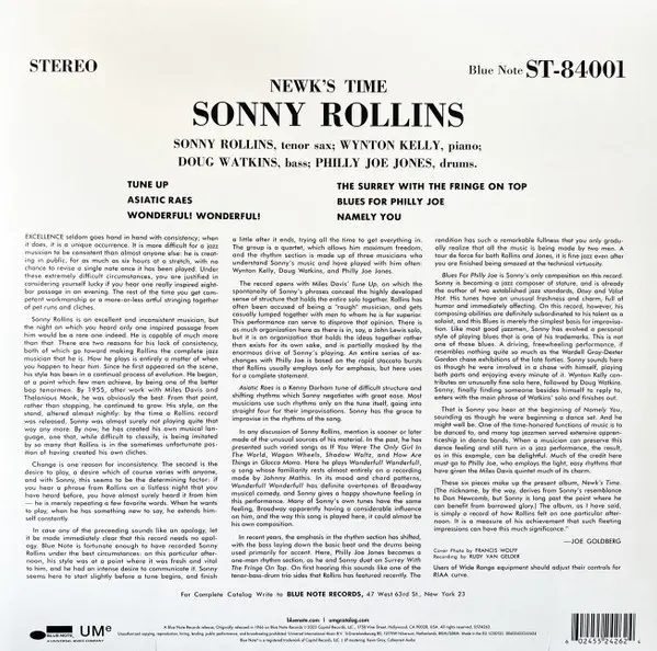 Newk's Time - Vinyl | Sonny Rollins