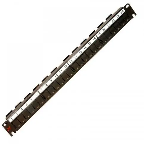 NEXANS Patch Panel Nexans N521.661BK, 19inch, 24 Porturi, Negru
