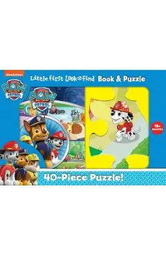 Nickelodeon Paw Patrol: Little First Look and Find Book & Puzzle - Pi Kids