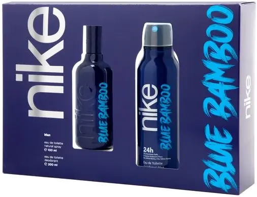 Nike Set Blue Bamboo - Apă de toaletă și Spray deodorant, 100 + 200 ml
