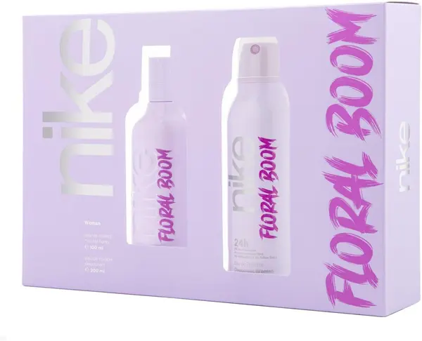 Nike Set Floral Bloom - Apă de toaletă și spray deodorant, 100 + 200 ml