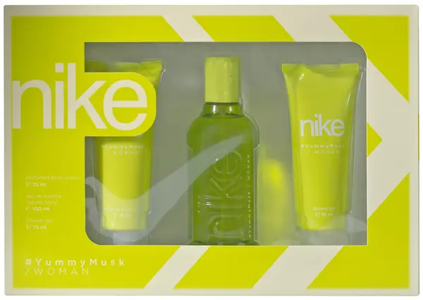 Nike Set Yummy Musk - Apă de toaletă, Gel de duș și Loțiune, 100 + 2 x 75 ml