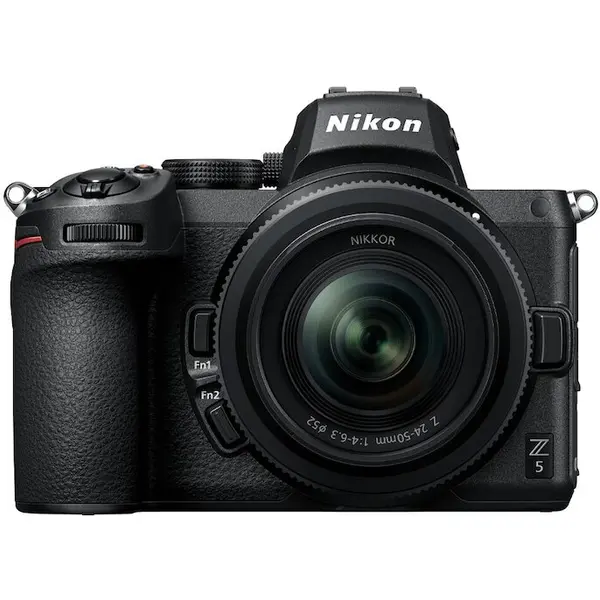 Nikon Aparat foto Mirrorless Nikon Z5 , Full-Frame, 24.5 MP, 4K, Wi-Fi + Obiectiv 24-50mm, Negru
