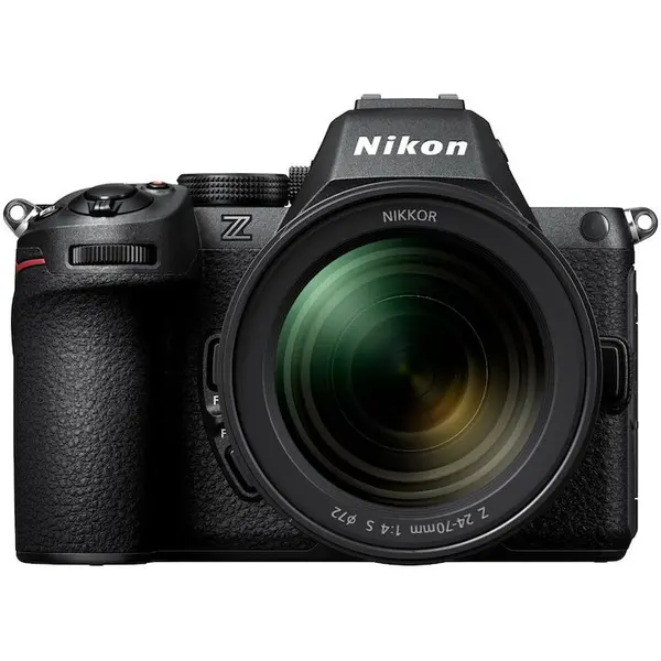 Nikon Aparat foto Mirrorless Nikon Z5 II, Full-Frame, Senzor FX IBIS 24.5 MP, 4K, Wi-Fi + Obiectiv 24-70mm f/4 S, Negru