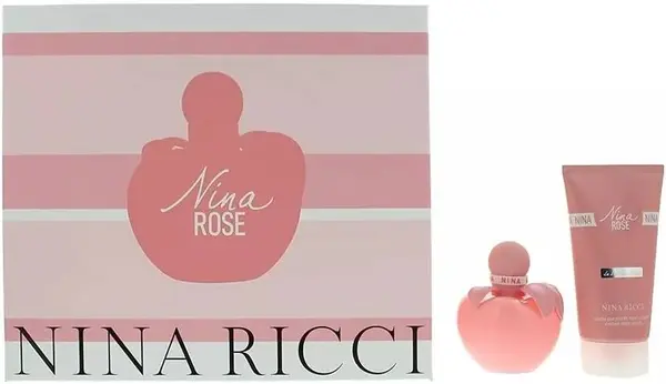 Nina Ricci Set Nina Rose - Apă de toaletă și loțiune, 50 + 75 ml