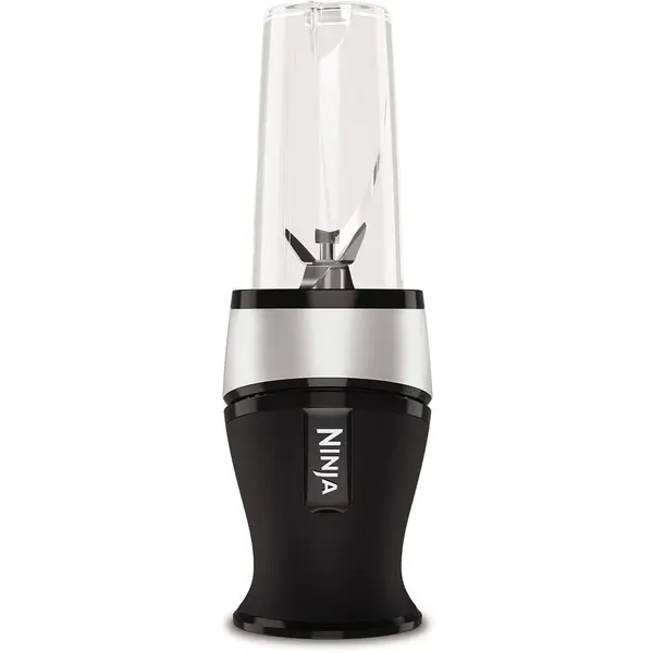 NINJA Blender sport & Smoothie maker Ninja QB3001EUS, 700W, 2x470ml, 18000 rpm, Tehnologie Ninja Blade, Negru/ Gri