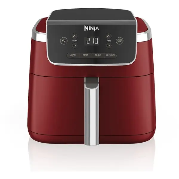 NINJA Friteuza cu aer cald Ninja AF140EUCM, 2000 W, 4.7L, oprire automata, 4 programe de gatit, visiniu