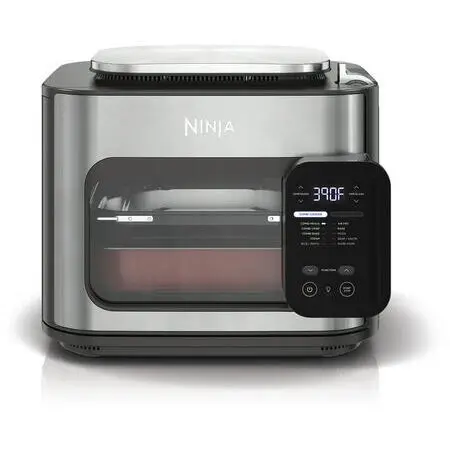 NINJA Multicooker Ninja All-in-One SFP700EU, 1760 W, Cuptor si friteuza cu aer, functii 10 in 1, Argintiu
