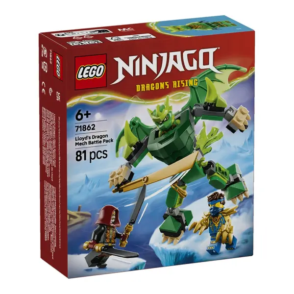 Ninjago lloyd`s dragon mech battle pack 71862
