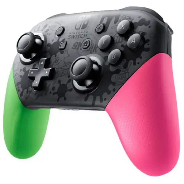 NINTENDO Controller Nintendo Switch Pro - Splatoon 2 Edition, Verde-Roz