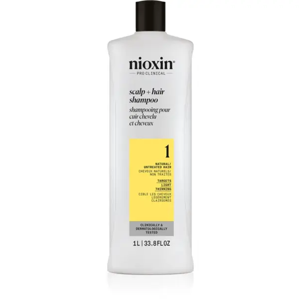 Nioxin System 1 șampon impotriva caderii parului 1000 ml