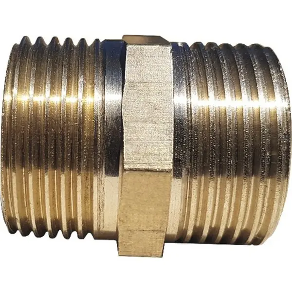 Niplu alama, filet exterior, racord 3/8"