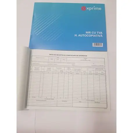 NIR cu TVA A4 2 exemplare hartie autocopiativa