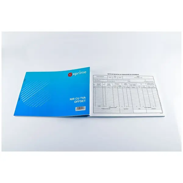 NIR cu TVA A4 hartie offset 100 file/carnet coperta carton 300 g/mp NIR cu TVA A4 hartie offset 100 file/carnet coperta carton 300 g/mp