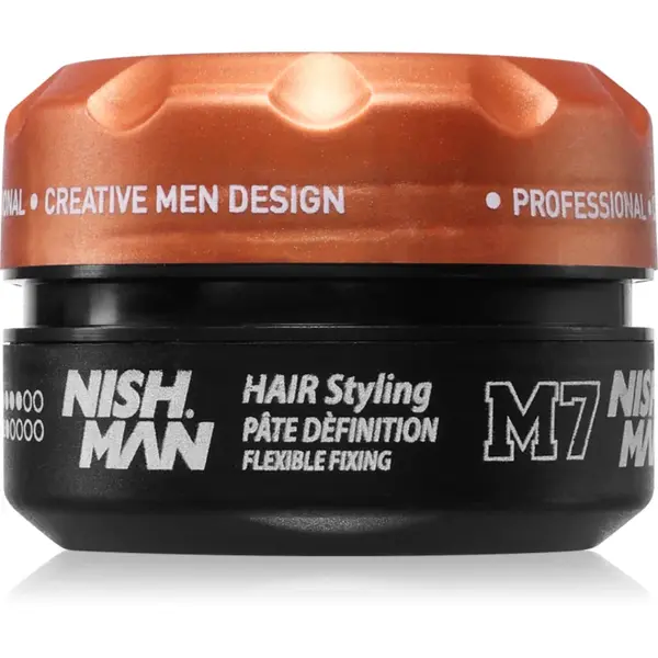 Nish Man M7 gel modelator pentru coafura pentru păr 100 ml