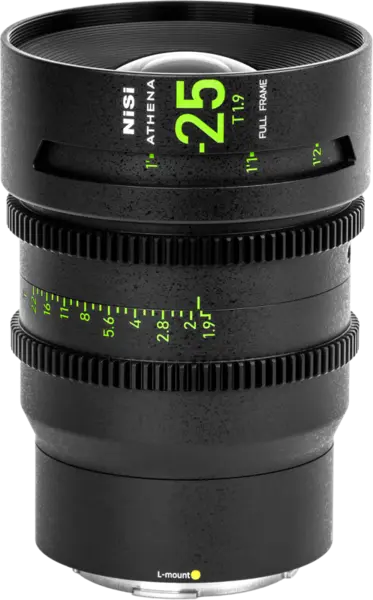 NiSi Cine Lens Athena Prime 25mm T1.9 L-Mount, obiectiv foto