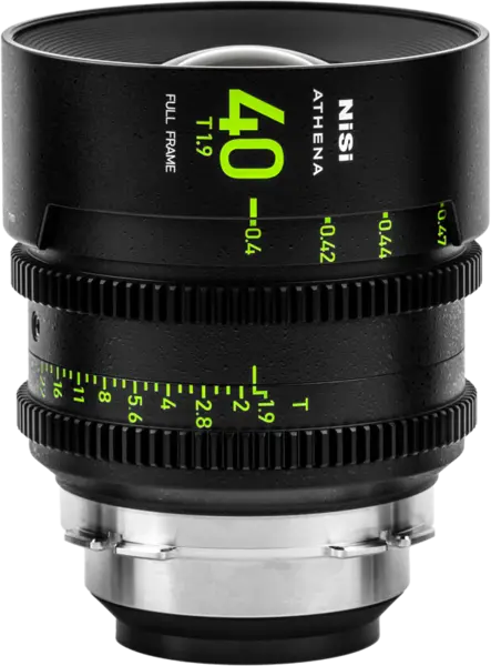 NiSi Cine Lens Athena Prime 40mm T1.9 E-Mount (Without Drop-in Filter)