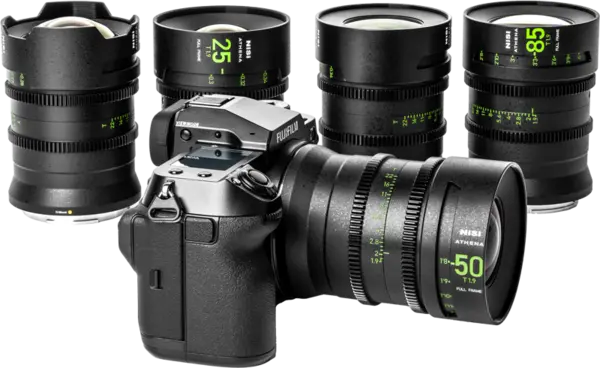 NiSi Cine Lens Set Athena Prime Fuji G-Mount (Without Drop-In Filter)