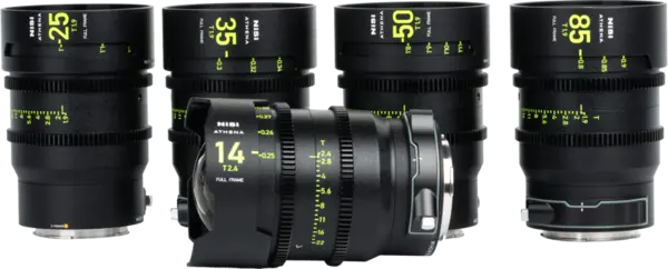 NiSi Cine Lens Set Athena Prime L-Mount, obiective cinematice