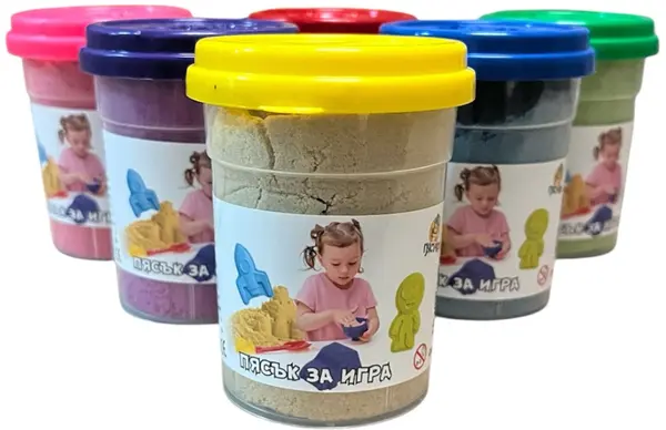 Nisip de joacă Heroes - Roșu, 200 g