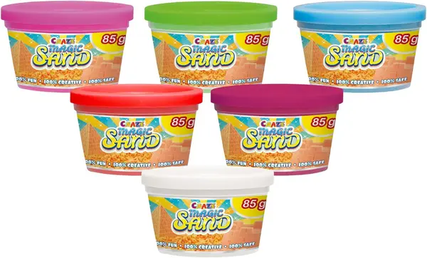 Nisip pentru joacă Craze - Magic Sand, 85 gr, sortiment