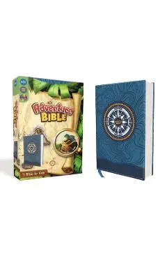 Niv, Adventure Bible, Leathersoft, Blue, Full Color - Lawrence O. Richards