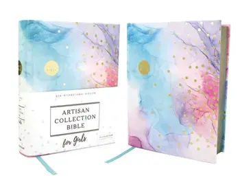 Niv, Artisan Collection Bible for Girls, Cloth Over Board, Multi-Color, Art Gilded Edges, Red Letter Edition, Comfort Print, Hardcover/Zondervan