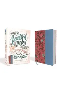 NIV, Beautiful Word Coloring Bible for Teen Girls, Imitation Leather, Pink/Blue: Hundreds of Verses to Color - Zondervan
